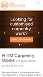 Mobile Screenshot of h-tmcarpentry.com