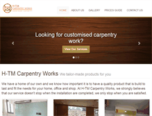 Tablet Screenshot of h-tmcarpentry.com
